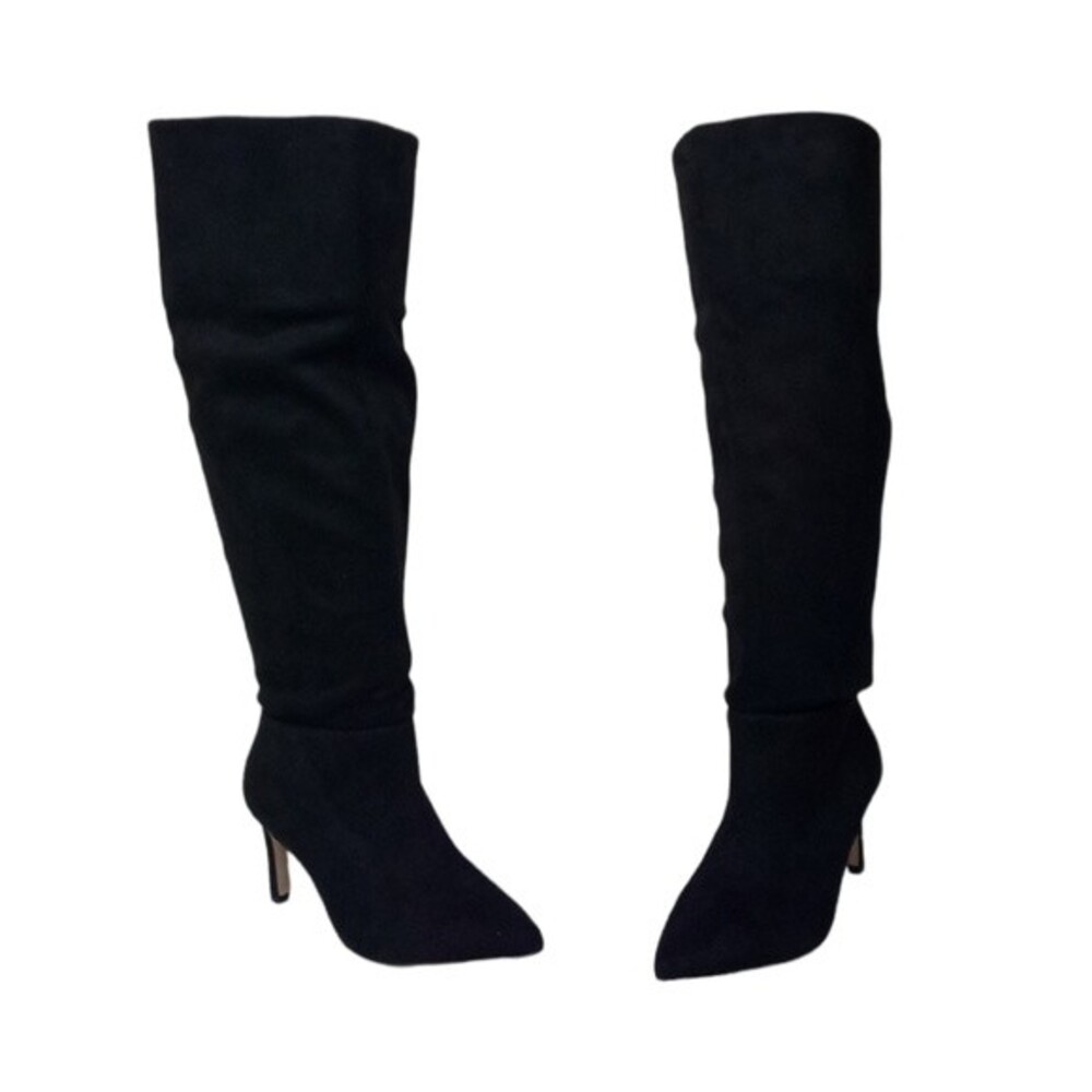 BCBGeneration Black Marlo Wide Calf Boots